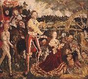 CRANACH, Lucas the Elder The Martyrdom of St Catherine fd oil painting on canvas